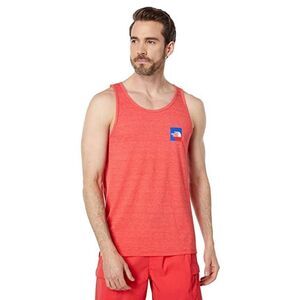 The North Face Men S Americana Tri-Blend Tank Horizon Red Heather-2XL